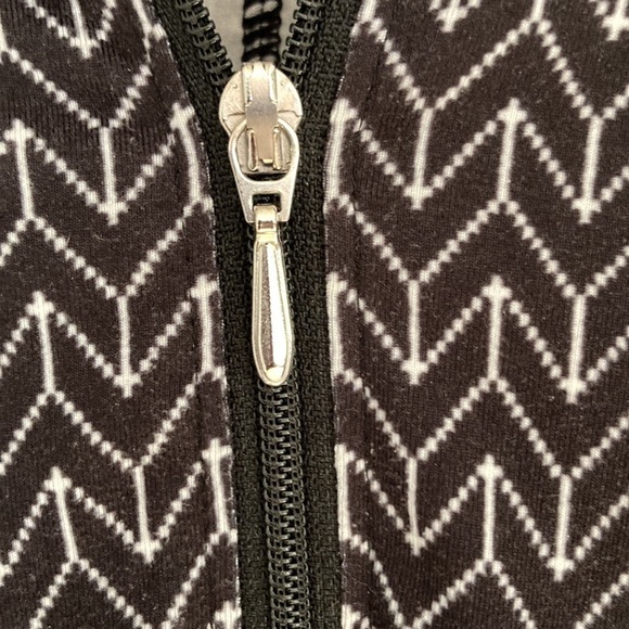 NILS Half-Zip Base Layer Ling Sleeve white Black Pattern Size XS - Picture 4 of 7